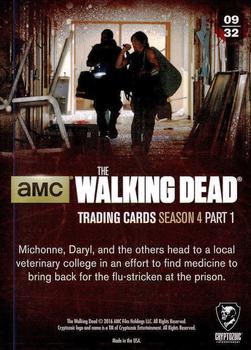 2016 Cryptozoic The Walking Dead Season 4: Part 1 #09 Pills and Thrills Back