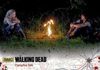 2016 Cryptozoic The Walking Dead Season 4: Part 1 #45 Campfire Talk Front