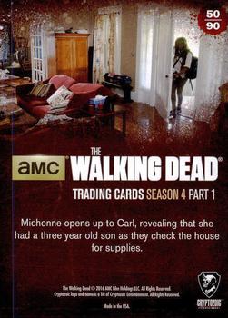 2016 Cryptozoic The Walking Dead Season 4: Part 1 #50 Questioning Her Past Back