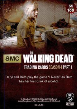 2016 Cryptozoic The Walking Dead Season 4: Part 1 #55 First Drink Back