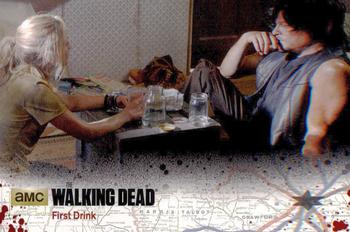 2016 Cryptozoic The Walking Dead Season 4: Part 1 #55 First Drink Front