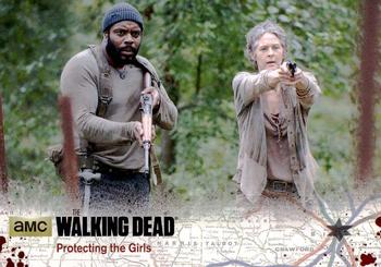 2016 Cryptozoic The Walking Dead Season 4: Part 1 #65 Protecting the Girls Front