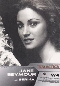2006 Rittenhouse Battlestar Galactica: Colonial Warriors - Casting Call #W4 Jane Seymour Back