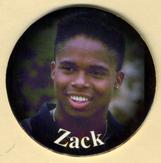 1994 Collect-A-Card Mighty Morphin Power Rangers Series 2 Retail - Power Caps #6 Zack Front