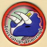 1994 Collect-A-Card Mighty Morphin Power Rangers Series 2 Retail - Power Caps #46 Triceratops Dinozord Front