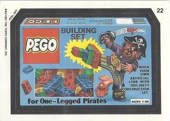 1991 Topps Wacky Packages #22 Pego Front