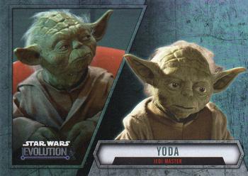 2016 Topps Star Wars Evolution #23 Yoda Front