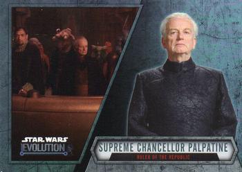 2016 Topps Star Wars Evolution #48 Supreme Chancellor Palpatine Front