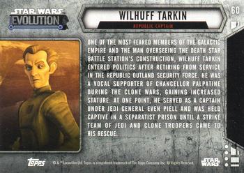 2016 Topps Star Wars Evolution #60 Wilhuff Tarkin Back