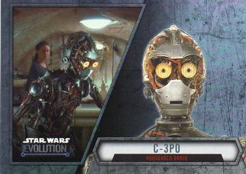2016 Topps Star Wars Evolution #71 C-3PO Front
