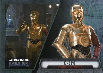 2016 Topps Star Wars Evolution #74 C-3PO Front