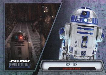 2016 Topps Star Wars Evolution #76 R2-D2 Front