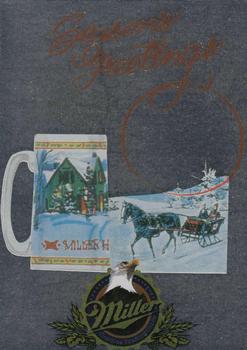 1995 Miller Brewing - Miller Holiday Foil #H14 This stylish piece of Miller advertisi Front