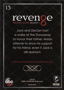 2013 Cryptozoic Revenge Season 1 #13 Wake at the Stowaway Back