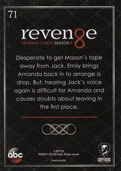 2013 Cryptozoic Revenge Season 1 #71 Last Resort Back