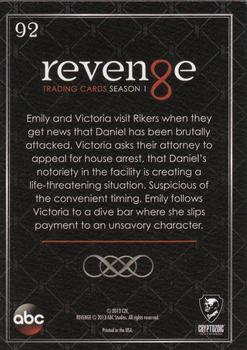 2013 Cryptozoic Revenge Season 1 #92 Disturbing News Back