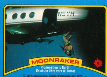 1979 O-Pee-Chee Moonraker #6 Plummeting to Earth! Front