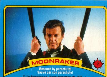 1979 O-Pee-Chee Moonraker #7 Rescued by parachute! Front