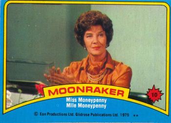 1979 O-Pee-Chee Moonraker #10 Miss Moneypenny Front