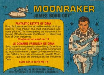 1979 O-Pee-Chee Moonraker #13 Fantastic estate of Drax Back