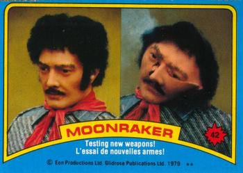 1979 O-Pee-Chee Moonraker #42 Testing new weapons! Front