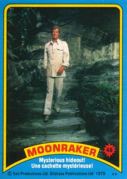 1979 O-Pee-Chee Moonraker #48 Mysterious hideout! Front