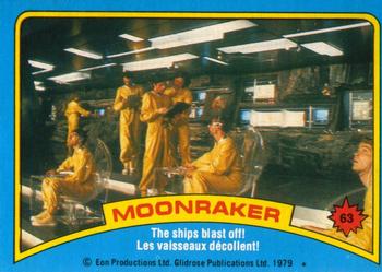 1979 O-Pee-Chee Moonraker #63 The ships blast off! Front