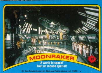 1979 O-Pee-Chee Moonraker #72 A world in space! Front