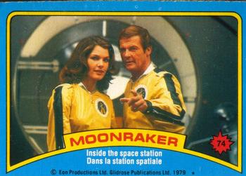 1979 O-Pee-Chee Moonraker #74 Inside the space station Front