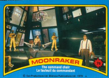 1979 O-Pee-Chee Moonraker #76 The command chair Front