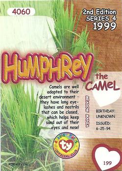 1999 Ty Beanie Babies IV - Artist's Proof #199 Humphrey the Camel Back