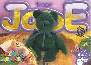 1999 Ty Beanie Babies IV - Artist's Proof #244 Teddy Jade Front