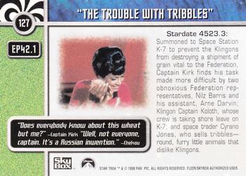 1998 SkyBox Star Trek The Original Series 2 #127 EP42.1   The Trouble with Tribbles Back