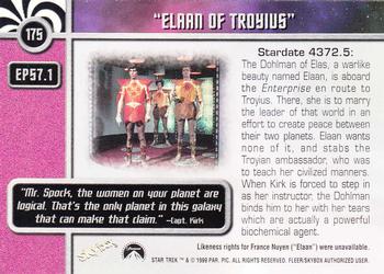 1999 SkyBox Star Trek The Original Series 3 #175 EP 57:1  Elaan of Troyius Back