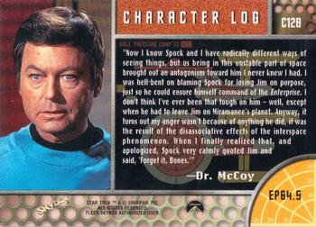 1999 SkyBox Star Trek The Original Series 3 - Character Logs #C128 EP 64:5  The Tholian Web Back