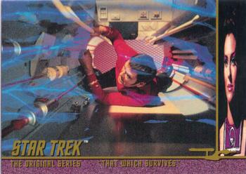 1999 SkyBox Star Trek The Original Series 3 - Character Logs #C138 EP 69:5  That Which Survives Front