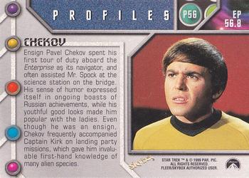 1999 SkyBox Star Trek The Original Series 3 - Profiles #P56 Spectre of the Gun Back