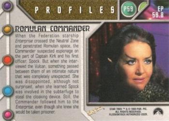 1999 SkyBox Star Trek The Original Series 3 - Profiles #P59 The Enterprise Incident Back