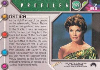 1999 SkyBox Star Trek The Original Series 3 - Profiles #P65 For the World Is Hollow and I Have Back