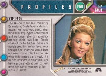 1999 SkyBox Star Trek The Original Series 3 - Profiles #P68 Wink of an Eye Back