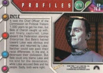 1999 SkyBox Star Trek The Original Series 3 - Profiles #P70 Let That Be Your Last Battlefield Back