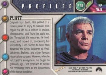 1999 SkyBox Star Trek The Original Series 3 - Profiles #P76 Requiem for Methuselah Back