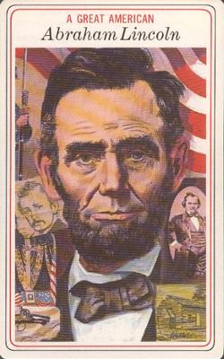 1975 Big Boy A Great American #23 Abraham Lincoln Front