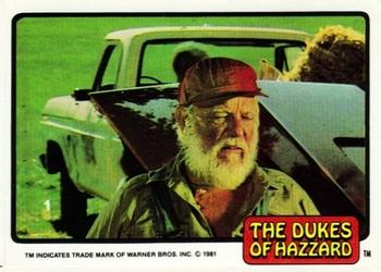 1981 Donruss The Dukes of Hazzard #1 Jesse Duke Front
