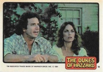1981 Donruss The Dukes of Hazzard #13 Luke & Daisy Front