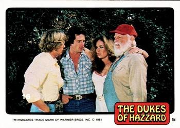 1981 Donruss The Dukes of Hazzard #16 Duke Family Front
