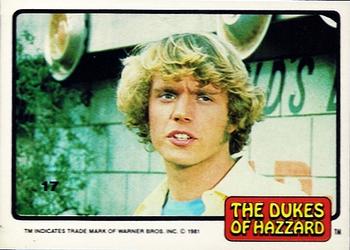 1981 Donruss The Dukes of Hazzard #17 Bo Duke Front