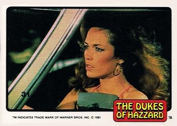 1981 Donruss The Dukes of Hazzard #31 Daisy driving Front