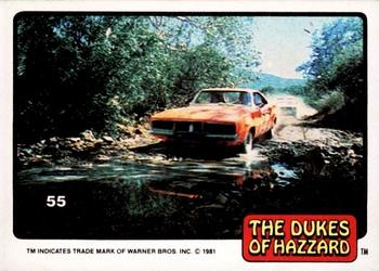 1981 Donruss The Dukes of Hazzard #55 General Lee Front