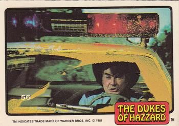 1981 Donruss The Dukes of Hazzard #56 Sheriff Rosco P. Coltrane Front